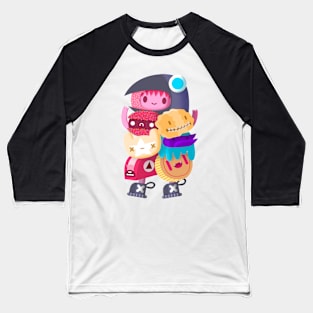 Doodle CRAW BOY Baseball T-Shirt